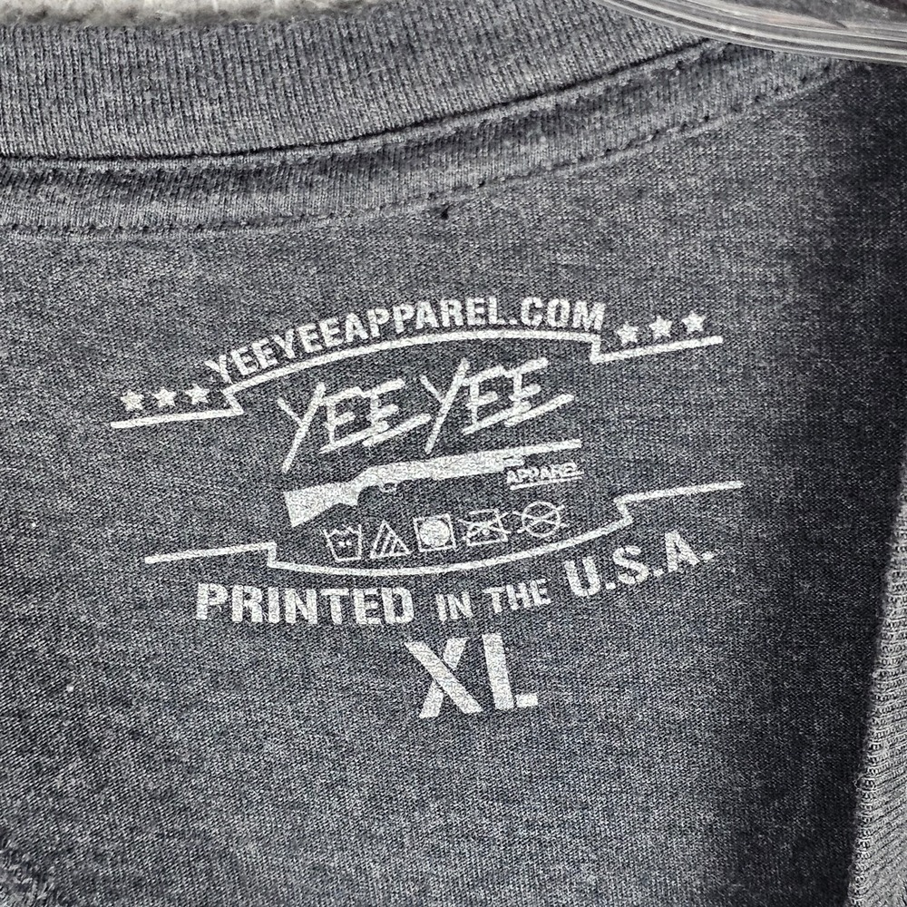 Yee Yee Apparel Tee Shirt Mens XL Patriot Graphic Print Short Sleeve Crew‎ Neck - Picture 6 of 8